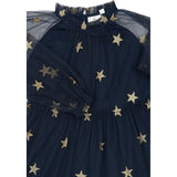 The New Navy Blazer AOP Tnyudelle Mesh L_S Dress