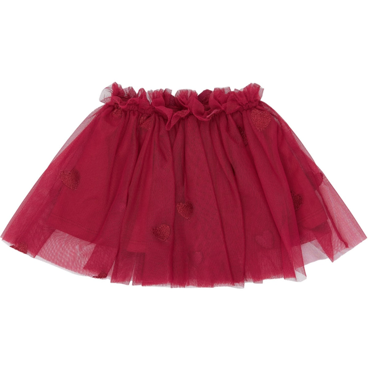 THE NEW Siblings Rio Red Emb Tnsbynalla Mesh Skirt