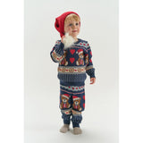 THE NEW Siblings Multi Colour Tnstholiday Jacquard Pants