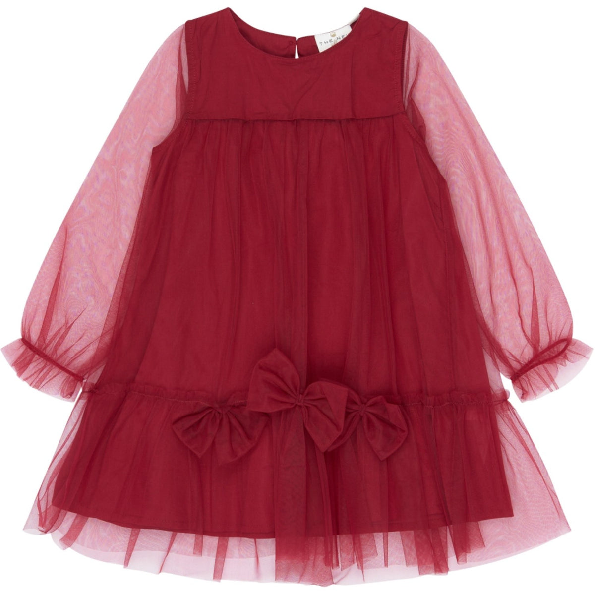 THE NEW Siblings Rio Red Tn Tnstysabel L_S Mesh Dress