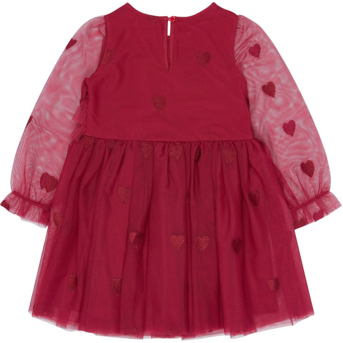 THE NEW Siblings Rio Red Tn Tnstyna L_S Mesh Dress