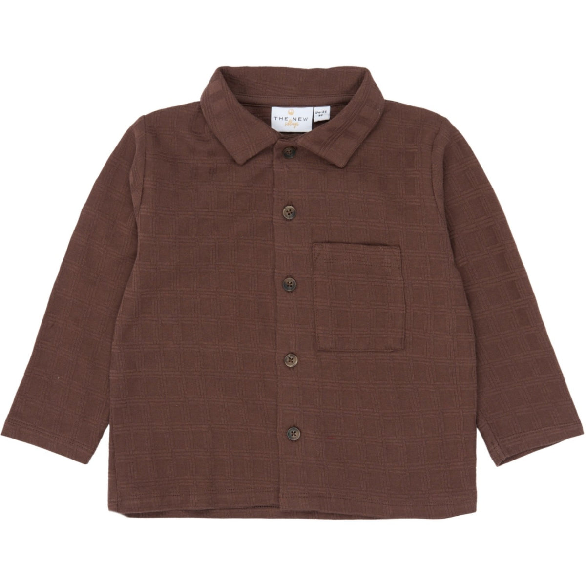 THE NEW Siblings Chestnut Tnstyoello L_S Structured Shirt