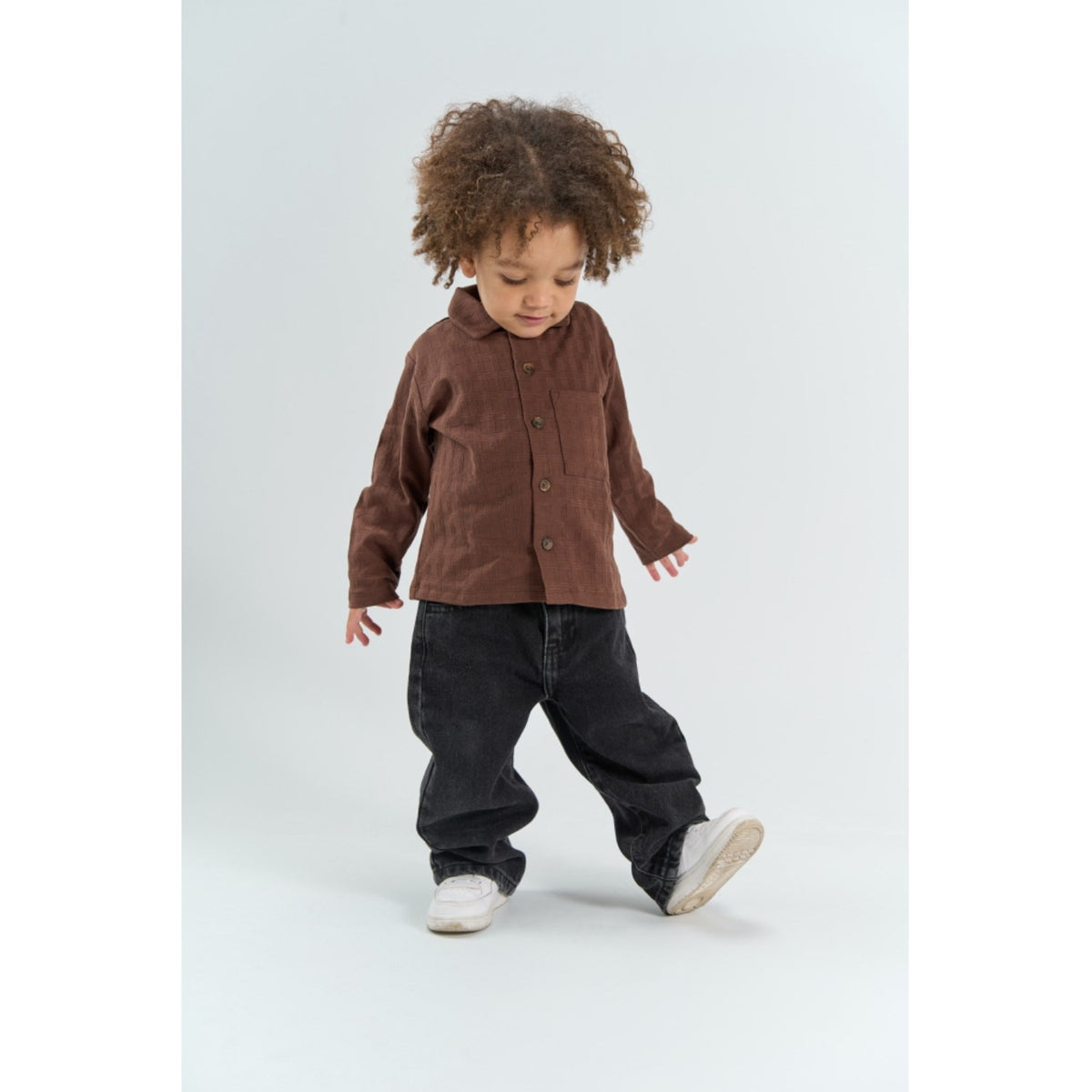 THE NEW Siblings Chestnut Tnstyoello L_S Structured Shirt