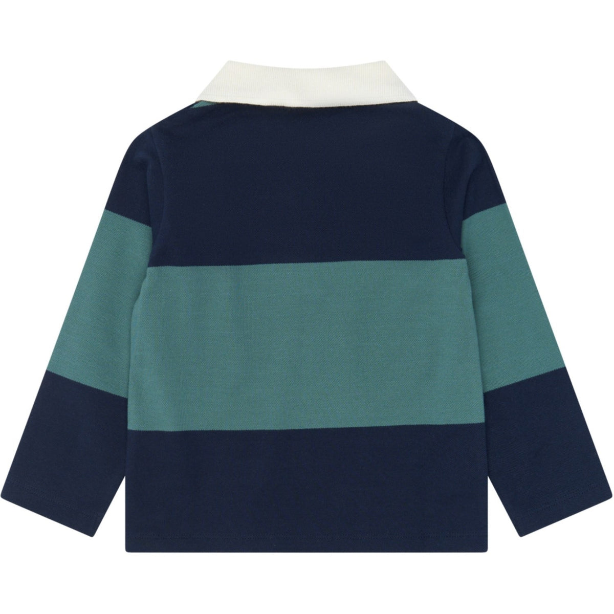 THE NEW Siblings Navy Blazer Striped Tnstyarok L_S Pique Polo