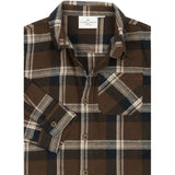 THE NEW Siblings Navy Blazer Check Tnstyaki L_S Flannel Shirt
