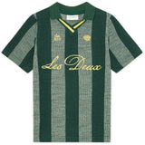 Les Deux Kids Pine Green Jacquard Football Jersey KIDS