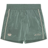 Les Deux Kids Tea Green Shiny Crisp Track Shorts KIDS