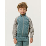 Les Deux Kids Tea Green Shiny Crisp Track Jacket KIDS