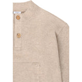 Hust & Claire Beige Melange Sigurt Fine Knit