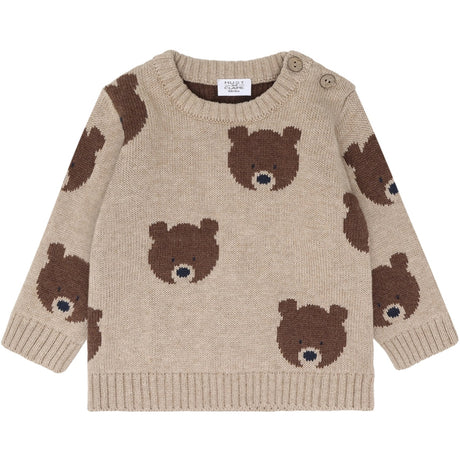Hust & Claire Beige Melange Pilou Bear