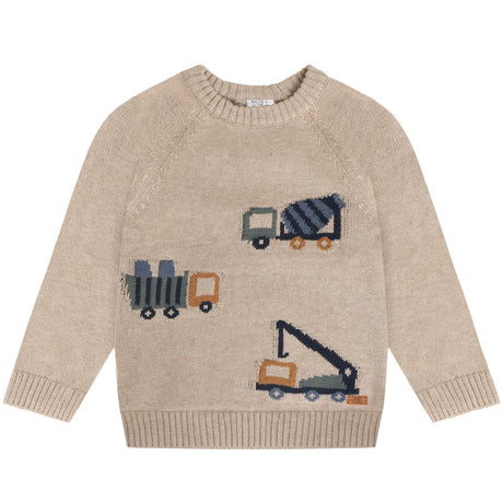 Hust & Claire Beige Melange Pelle Trucks