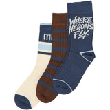 minipop® Navy Blazer Maik Bamboo Socks 3-Pack
