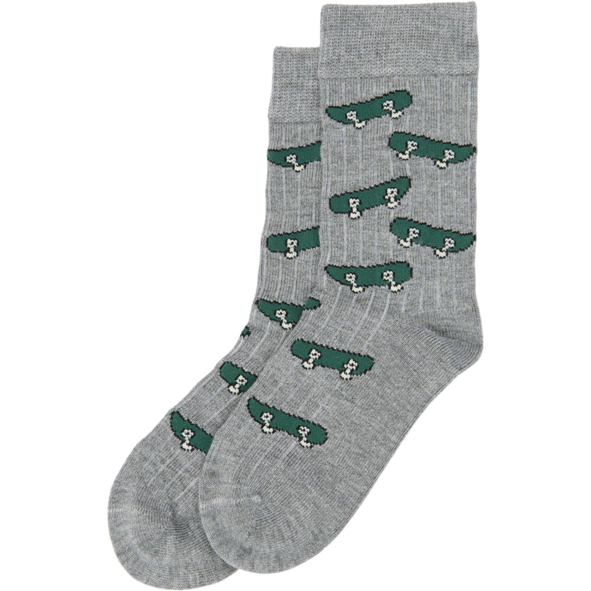 minipop® Light Grey Melange Mats Bamboo Sock