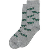 minipop® Light Grey Melange Mats Bamboo Sock