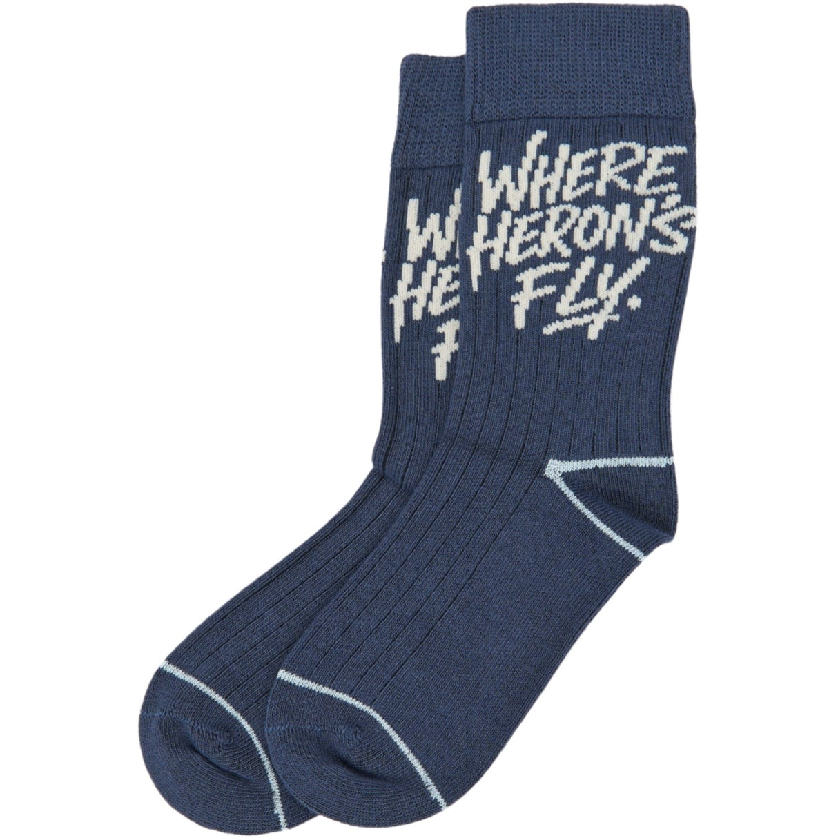 minipop® Navy Blazer Morse Bamboo Sock