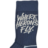 minipop® Navy Blazer Morse Bamboo Sock