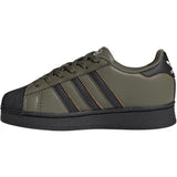 adidas Originals Silver Pebble Olive Strata Core Black Superstar Led Lights Cf El C Sneakers