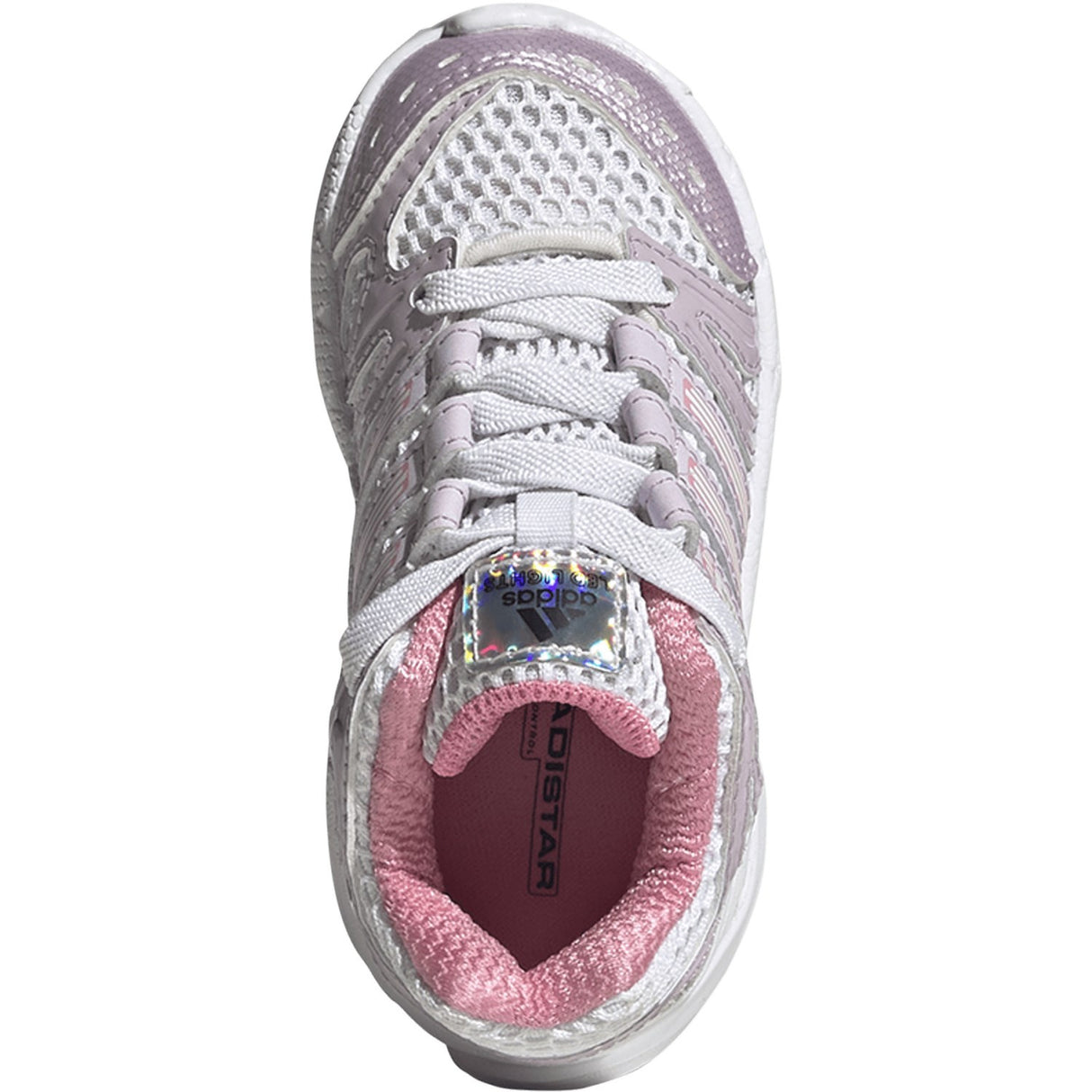 adidas Originals Ftwr White Ice Lavender Bliss Pink Adistar Control 5 Led El I Sneakers