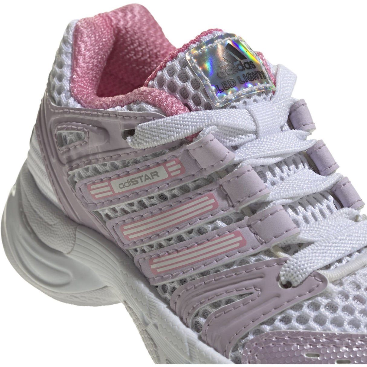adidas Originals Ftwr White Ice Lavender Bliss Pink Adistar Control 5 Led El I Sneakers