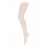 Mp Danmark Wool rib tights Ecru