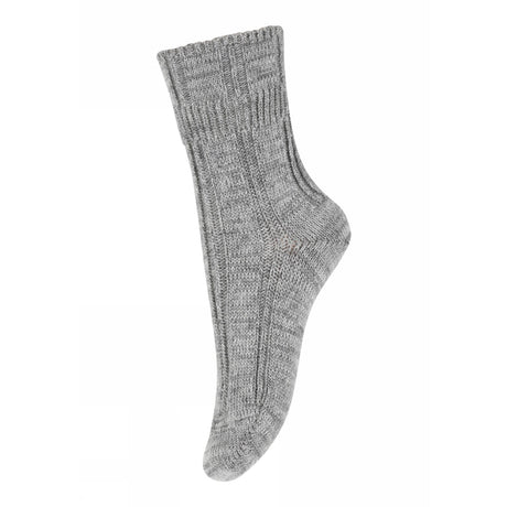 Mp Danmark Bee Socks Grey Melange