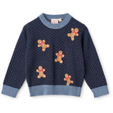 Flöss Navy Gingerbread Holger Sweater