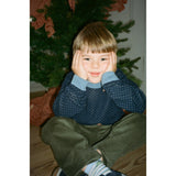 Flöss Navy Gingerbread Holger Sweater
