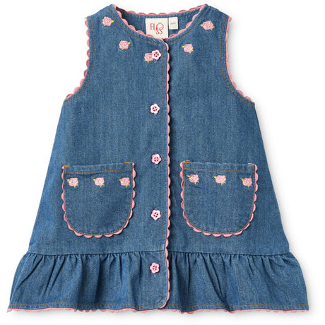 Flöss Mid Blue Monique Dress