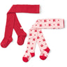 Flöss Pink-Red Glitter 2-Pack Vera Tights 2-Pack