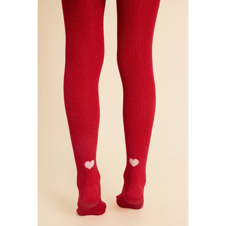Flöss Pink-Red Glitter 2-Pack Vera Tights 2-Pack