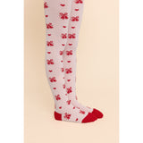 Flöss Pink-Red Glitter 2-Pack Vera Tights 2-Pack