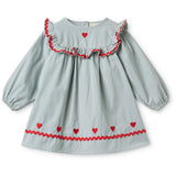 Flöss Light Blue Gingham Ellis Dress