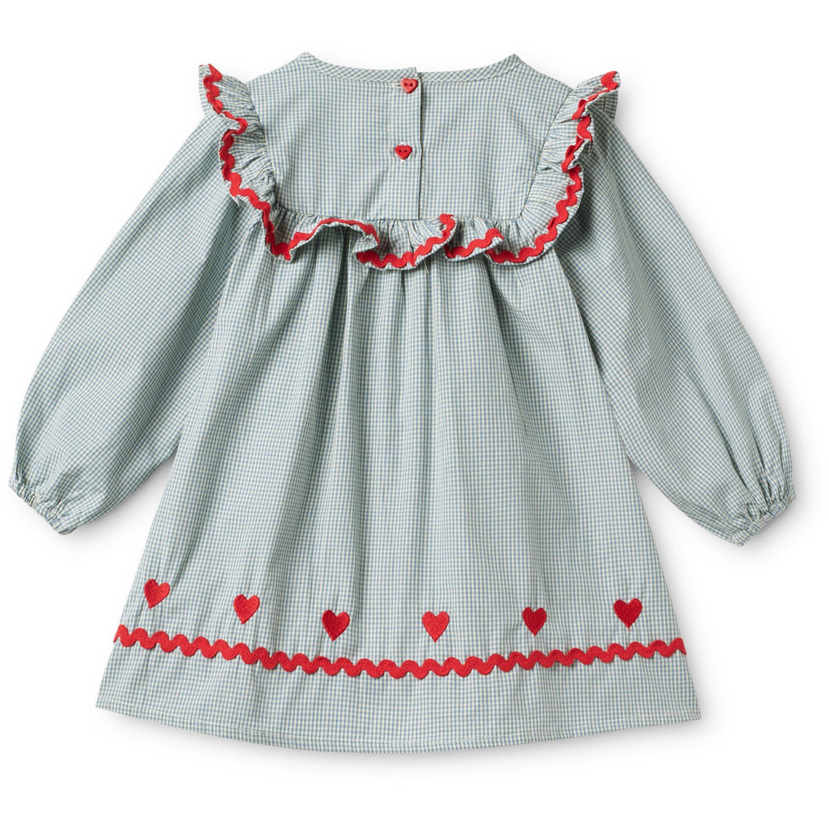 Flöss Light Blue Gingham Ellis Dress