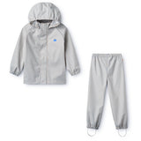 Flöss Light Blue Gingham Dew Rainwear Set