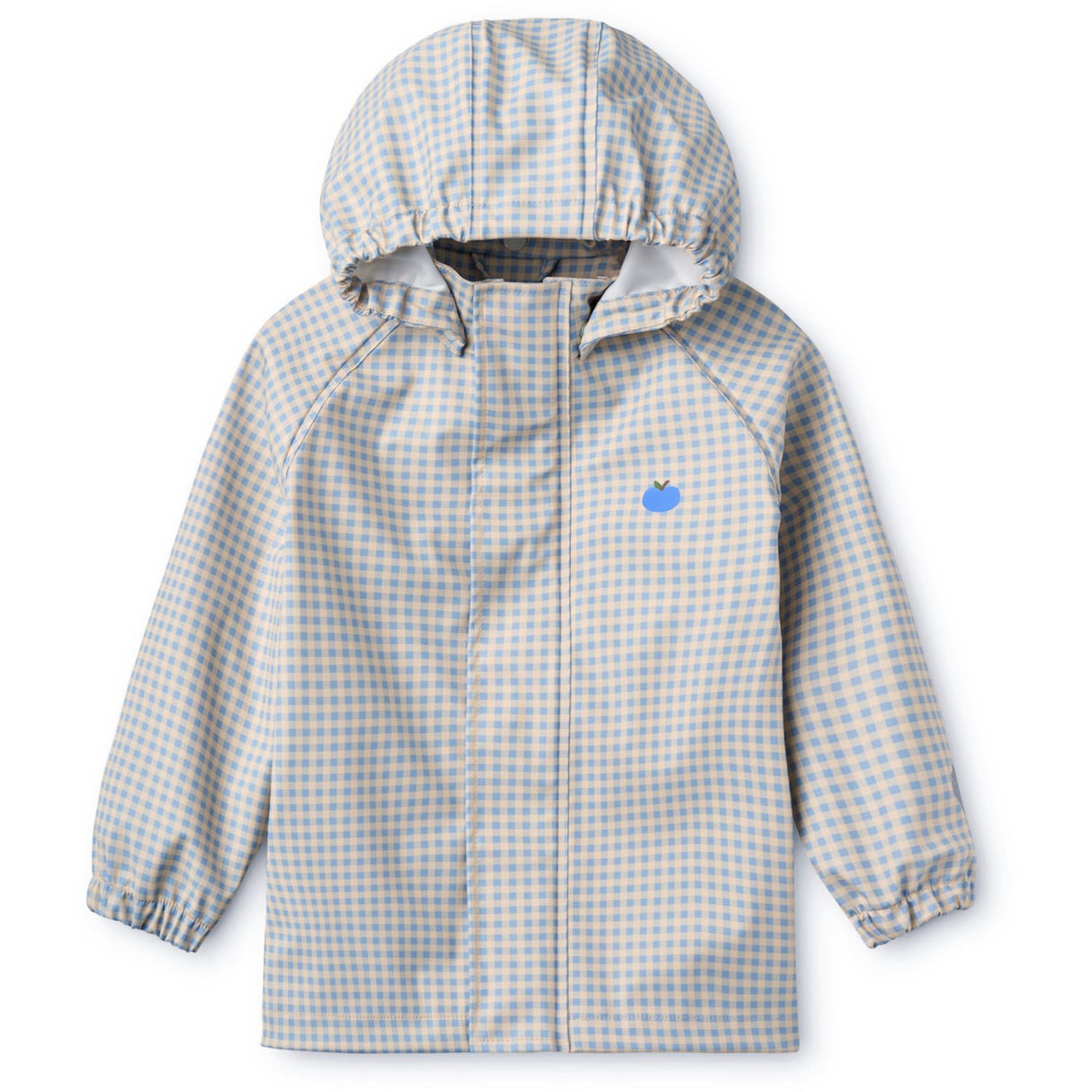 Flöss Light Blue Gingham Dew Rainwear Set
