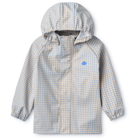Flöss Light Blue Gingham Dew Rainwear Set
