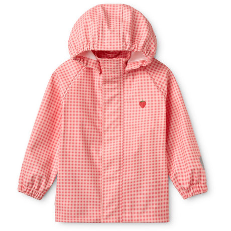 Flöss Pink Rose Gingham Dew Rainwear Set