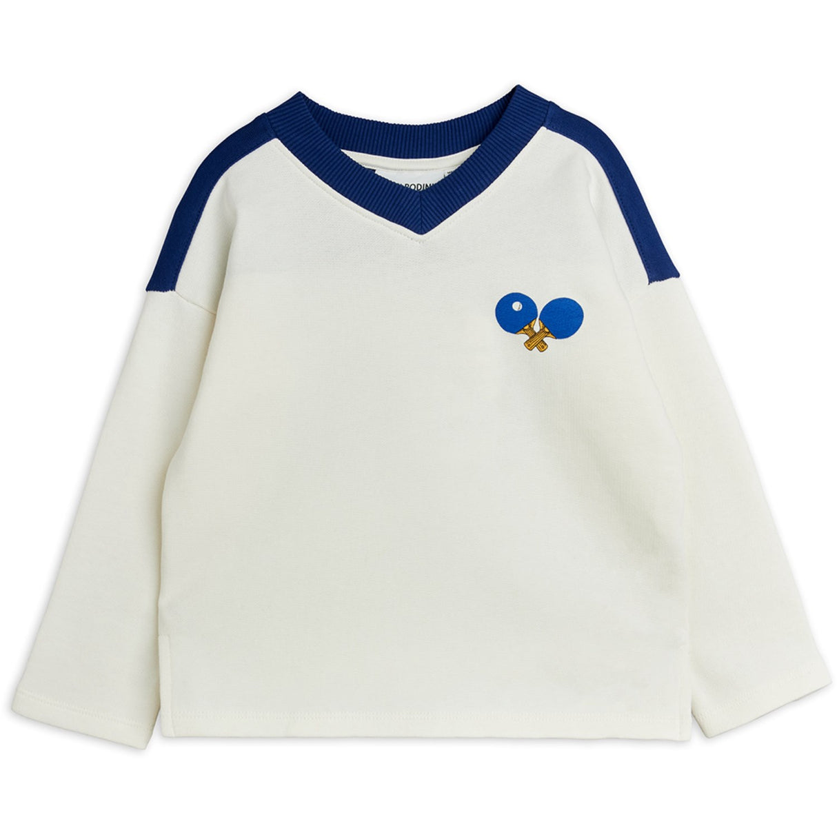Mini Rodini White Table Tennis Sp Sweatshirt