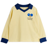 Mini Rodini Yellow Table Tennis Sp Collar Ls Top