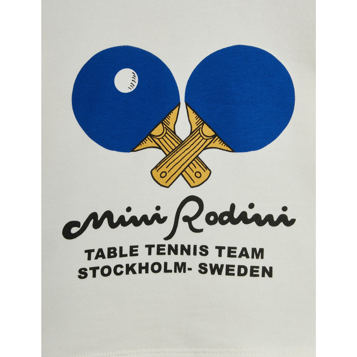 Mini Rodini White Table Tennis Sp Sweatshirt