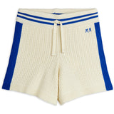 Mini Rodini Off-White Cable Knit Shorts