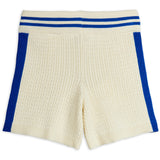 Mini Rodini Off-White Cable Knit Shorts