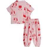 Mini Rodini Pink Minibabies Aop Baby Set