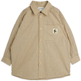 Mini Rodini Brown Poplin Yd Ls Shirt