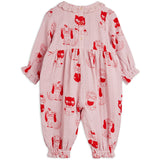 Mini Rodini Pink Minibabies Aop Woven Jumpsuit
