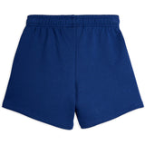 Mini Rodini Blue Plain Piping Sweatshorts