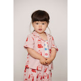 Mini Rodini Pink Minibabies Aop Baby Set