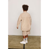 Mini Rodini Brown Poplin Yd Ls Shirt