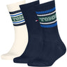 Tommy Hilfiger Navy Kids Socks 3-Pack Varsity Tommy