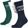 Tommy Hilfiger Navy Kids Socks 3-Pack Ny Sport